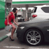 Car needs Oil mini dress.gif