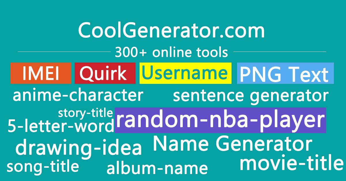 www.randomwordgenerator.org