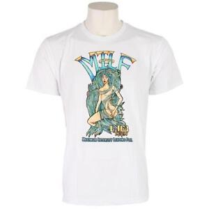 LIB TECH surf skateboard snowboard ski MILF T-SHIRT mens MEDIUM WHITE New