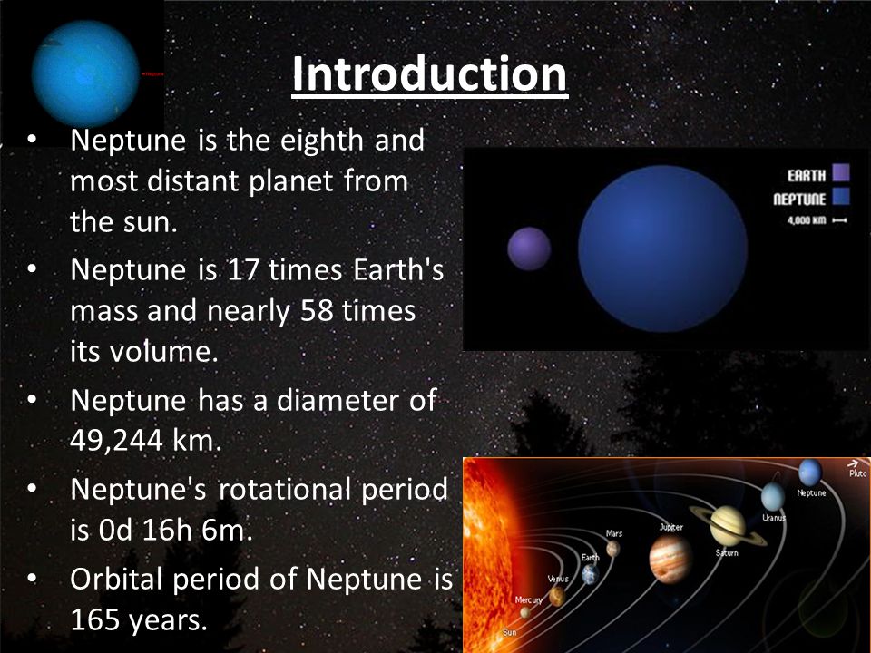 1 Introduction Neptune was discovered on Sept. 23, Neptune wasn't actually  discovered through a telescope instead it was the first planet to be. - ppt  download