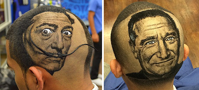 Artist Cuts Hair Into Photo-Realistic Portraits | DeMilked