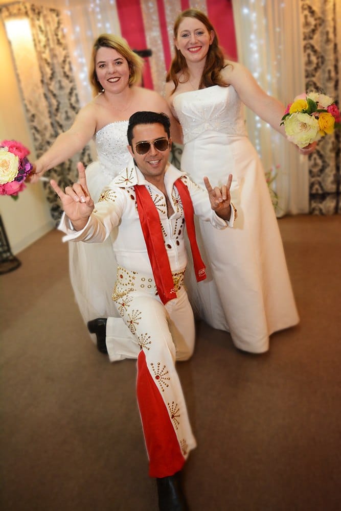 Same Sex Elvis Wedding | The Little Vegas Chapel