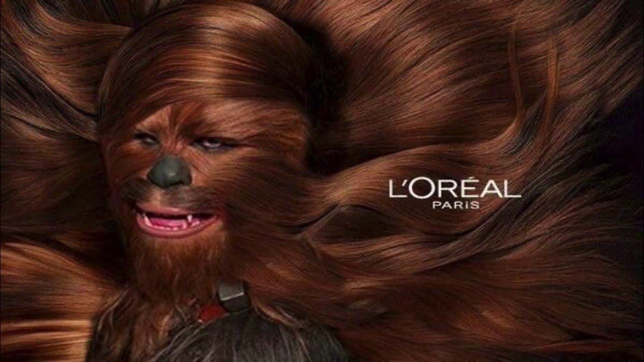 Image result for chewbacca loreal