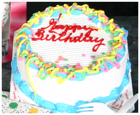 love, laurie: homemade ice cream cake